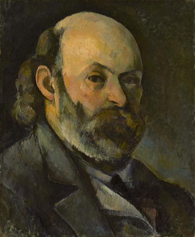 Paul Cézanne 011 Autoportrait - Автопортрет 1880/ 85 (annoté par le fils de Cézanne: Aix 1886) - 45x37 - Provenance, Ambroise Vollard, 4 mai 1906 - cat. 1913, 207 - cat. Pouchkine J3338